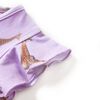 Robe fille manches à volants cordon de serrage lila 128