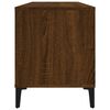 vidaXL Armoire &agrave; disques ch&ecirc;ne marron 100x38x48 cm bois d'ing&eacute;nierie