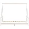 vidaXL Cadre de lit pour enfant blanc 80x160 cm bois de pin massif