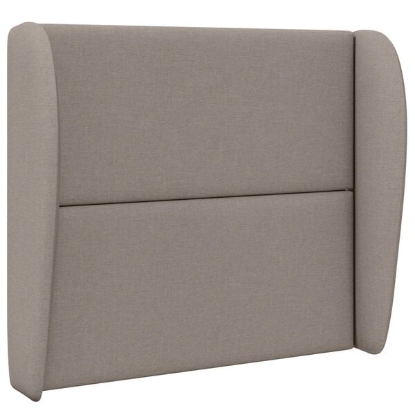 vidaXL Oreille de t&ecirc;te de lit Beige 80 x 23 x 6 cm tissu