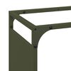 vidaXL Portant de bois chauffage vert olive 44x28x90 cm