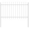 vidaXL Cl&ocirc;ture de jardin 7 pcs Blanc 11,9 x 0,8 m