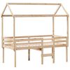 vidaXL Lit haut sans matelas 90x190 cm bois de pin massif