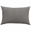 vidaXL Coussins de canapé 2 pcs Gris clair 60 x 40 cm