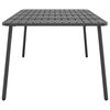 vidaXL Table de jardin anthracite 200x100x71 cm acier
