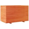 vidaXL Jardini&egrave;re cire marron 110x60x72 cm bois de pin massif