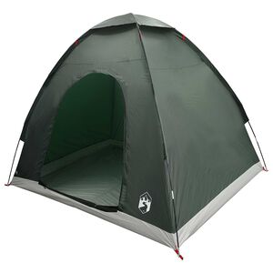 vidaXL Tente de camping avec toit Vert arm&eacute;e 190 x 140 x 105 cm