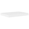 vidaXL Lit avec matelas Dover bleu 140x190 cm velours