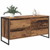 vidaXL Meuble TV Bois Ancien 100 x 36 x 49.5 cm Bois d'ing&eacute;nierie