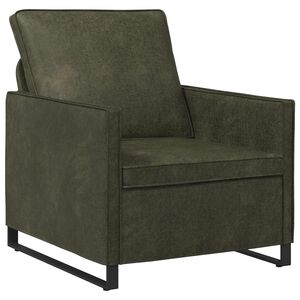 vidaXL Canap&eacute; simple Vert arm&eacute;e 70 x 81 x 82 cm