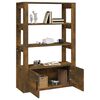 vidaXL Buffet Ch&ecirc;ne fum&eacute; 80x30x119,5 cm Bois d'ing&eacute;nierie