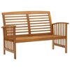 vidaXL Salon de jardin 5 pcs Bois d'acacia solide