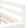 vidaXL Lit mezzanine enfants avec rideaux sans matelas bleu 80x200cm
