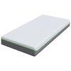 vidaXL Matelas Blanc et Gris 120 x 200 cm Ressort ensaché