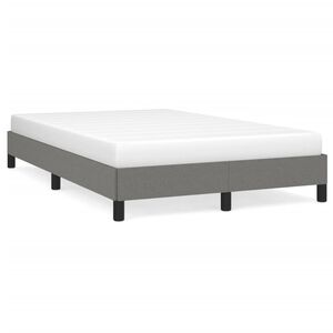 vidaXL Cadre de lit sans matelas gris fonc&eacute; 120x200 cm tissu