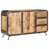 vidaXL Buffet 140x40x80 cm bois d'acacia solide