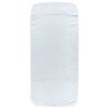 vidaXL Serviettes de plage 6 pcs blanc 60x135 cm tissu 400 GSM