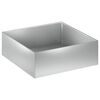 vidaXL Cache-pot de jardin Argent&eacute; 60 x 60 x 20 cm Acier galvanis&eacute;