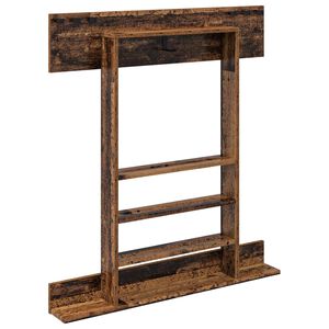 vidaXL Support de queue de billard Bois d'ing&eacute;nierie 93 x 12 x 103 cm