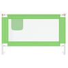 vidaXL Barri&egrave;re de s&eacute;curit&eacute; de lit d'enfant Vert 120x25 cm Tissu