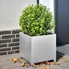 vidaXL Jardini&egrave;res 2 pcs 40x40x40 cm acier galvanis&eacute;
