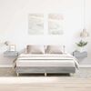 vidaXL Cadre de lit sans matelas sonoma gris 150x200 cm