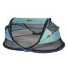 DERYAN Lit d'enfant de voyage avec moustiquaire Luxe Bleu marine