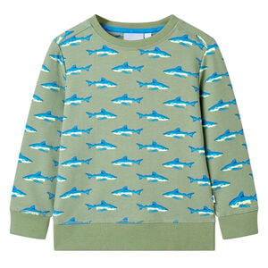vidaXL Sweatshirt pour enfants kaki clair 104