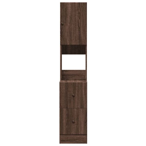 vidaXL Armoire de cuisine chêne marron 35x50x180 cm bois d’ingénierie