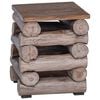 vidaXL Tabouret Naturel 30 x 30 x 38 cm Bois de teck massif
