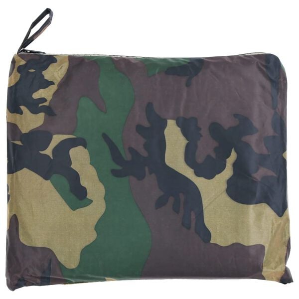 vidaXL Combinaison de pluie avec capuche 2 pcs Hommes Camouflage XL