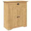 vidaXL Cabinet de salle de bain BODO Marron miel 70 x 35 x 80 cm