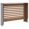 vidaXL Cache-radiateur anthracite 112x19x81,5 cm MDF