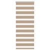 vidaXL Store z&egrave;bre marron sable largeur du tissu 50,9 cm polyester