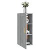 vidaXL Armoire murale Sonoma gris 35x34x90 cm Bois d'ingénierie