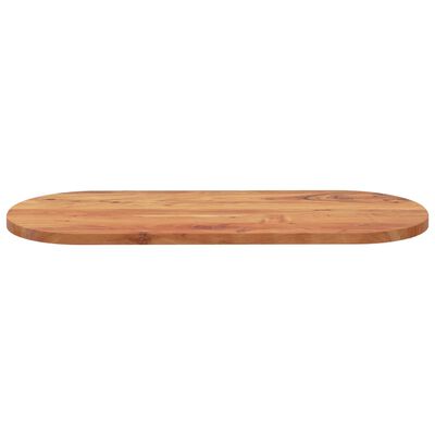 vidaXL Dessus de table 100x40x3,8 cm ovale bois massif d'acacia