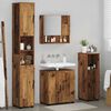 vidaXL Ensemble de mobilier de salle de bain 4 pcs Bois Ancien