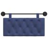 vidaXL T&ecirc;te de lit suspendue Bleu police 90 x 55 x 7 cm Velours