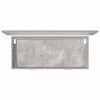 vidaXL Ensemble de meubles de salle de bain 2 pcs gris b&eacute;ton