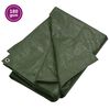 vidaXL B&acirc;che 180 g/m&sup2; 6x8 m Vert PEHD