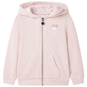 Sweatshirt &agrave; capuche avec fermeture &eacute;clair pour enfants 92