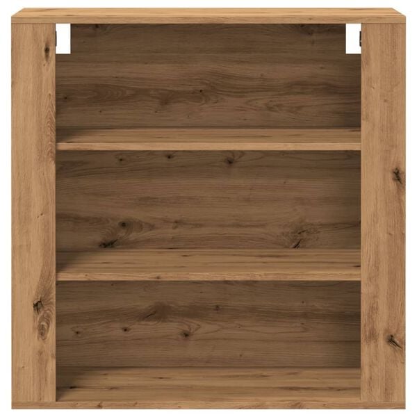 vidaXL Armoire murale ch&ecirc;ne artisanal 80x33x80 cm bois d'ing&eacute;nierie