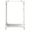 vidaXL Portant de bois chauffage blanc 44x28x65 cm