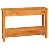 vidaXL Table console Naturel 115 x 32 x 76 cm Bois de Mahogany Massif