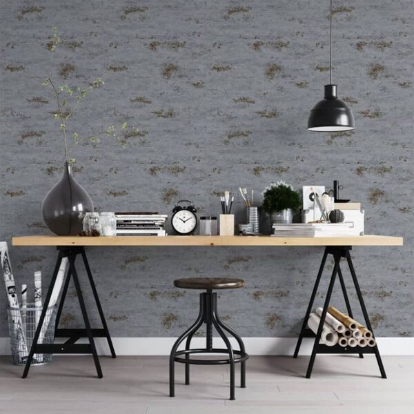 Noordwand Papier peint Topchic Concrete Look Gris clair