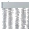 vidaXL Rideau anti-mouches gris 56x185 cm chenille