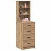vidaXL Haut Armoire ch&ecirc;ne artisanal 40 x 41 x 135 cm Bois d'ing&eacute;nierie