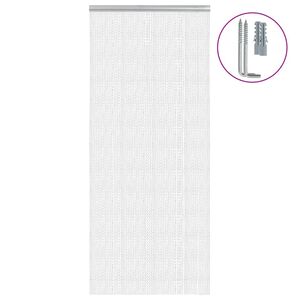 vidaXL Moustiquaire de porte &agrave; cha&icirc;ne 90x212 cm aluminium