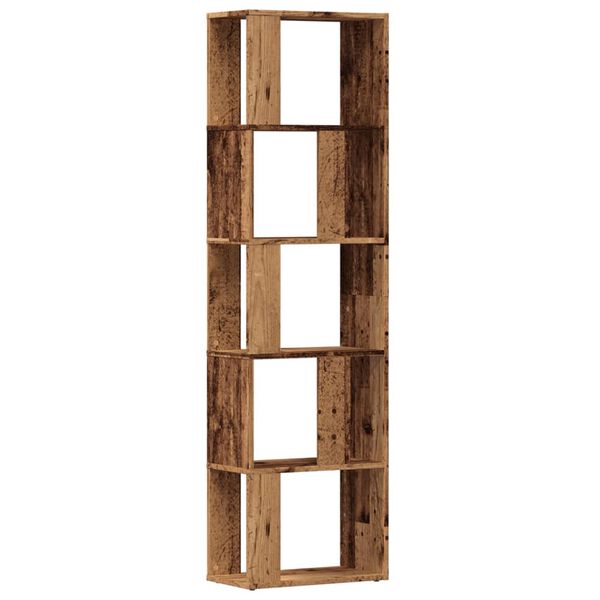 vidaXL Biblioth&egrave;que vieux bois 45x24x159 cm bois d'ing&eacute;nierie
