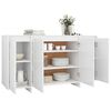 vidaXL Buffet blanc 135x41x75 cm bois d'ing&eacute;nierie